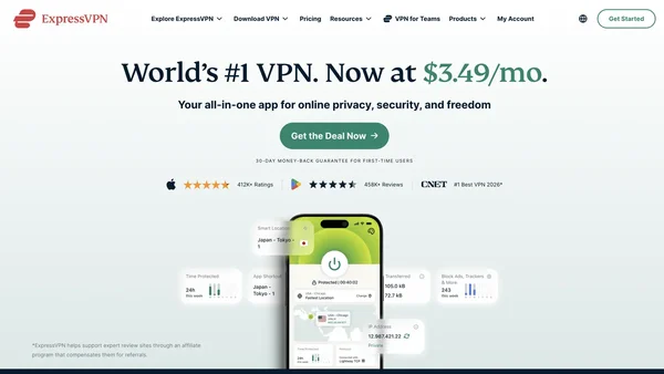 ExpressVPN screenshot