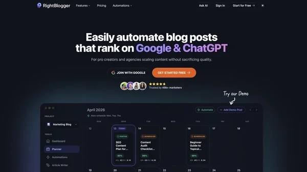 RightBlogger screenshot
