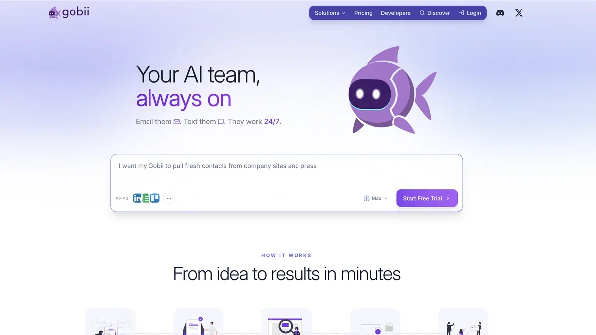 Gobii screenshot
